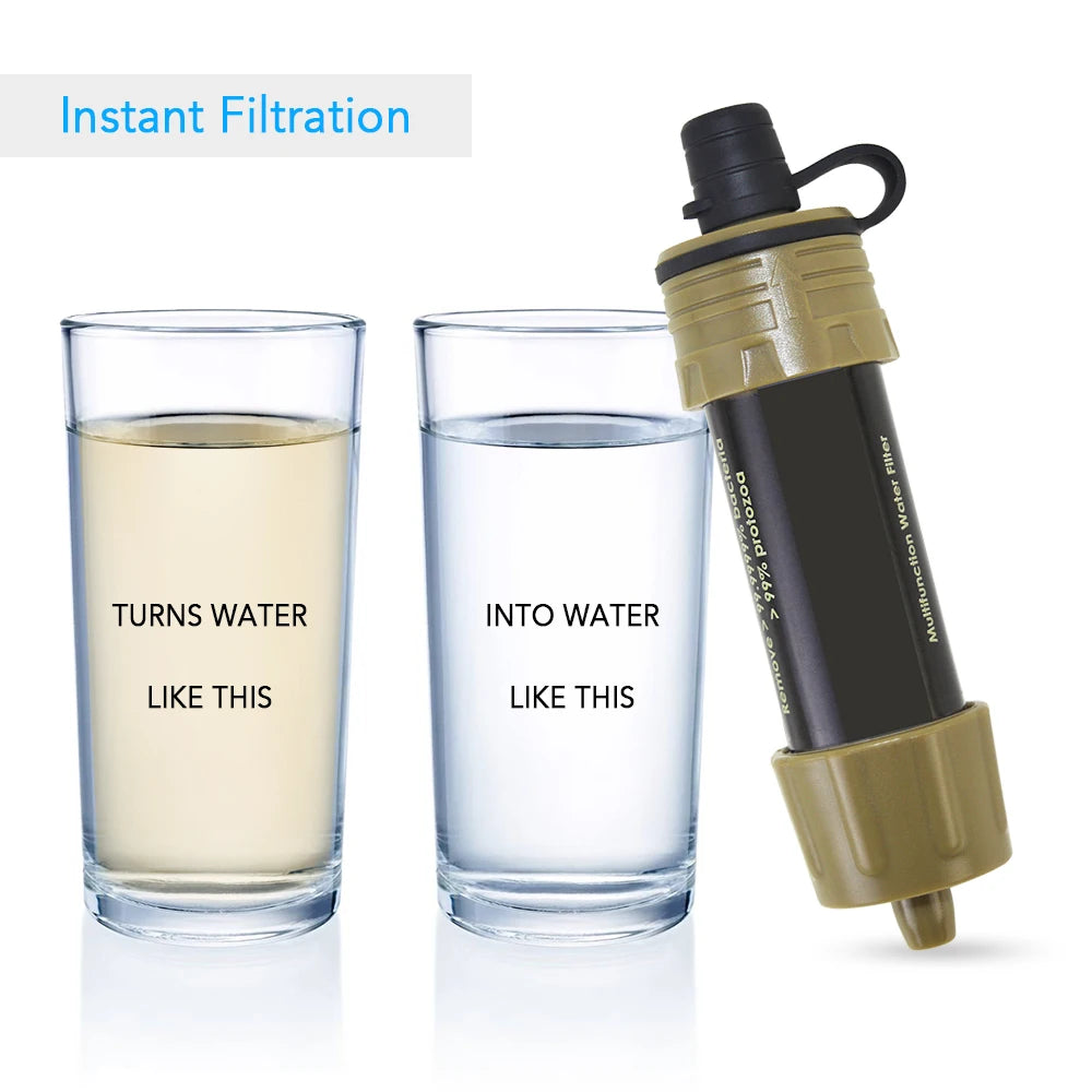 Water Filter Straw Water System for Outdoor Activities Emergency Life - OP Trading Post