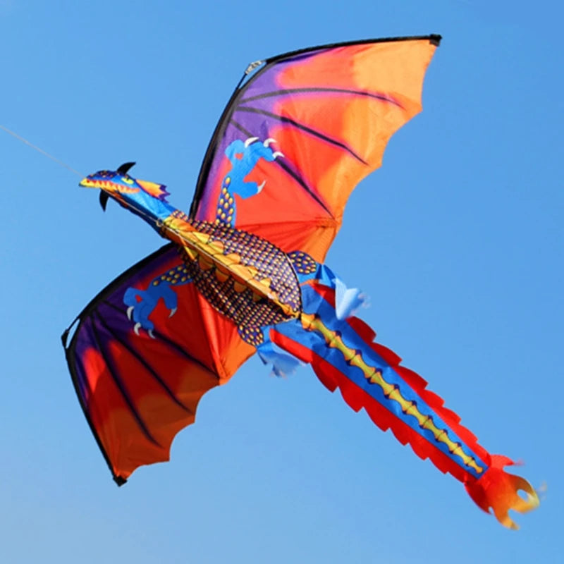 New 3D Dragon Kite With Tail 100m Kite Line - OP Trading Post