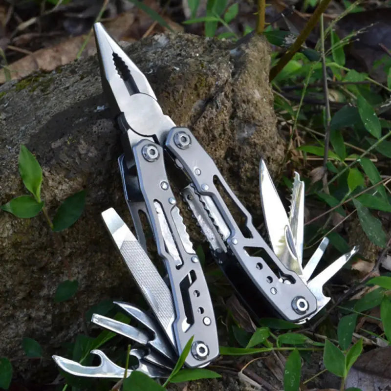 Portable Pocket Multitool Stainless Steel Multitool for Outdoor Survival Camping Hunting and Hiking - OP Trading Post